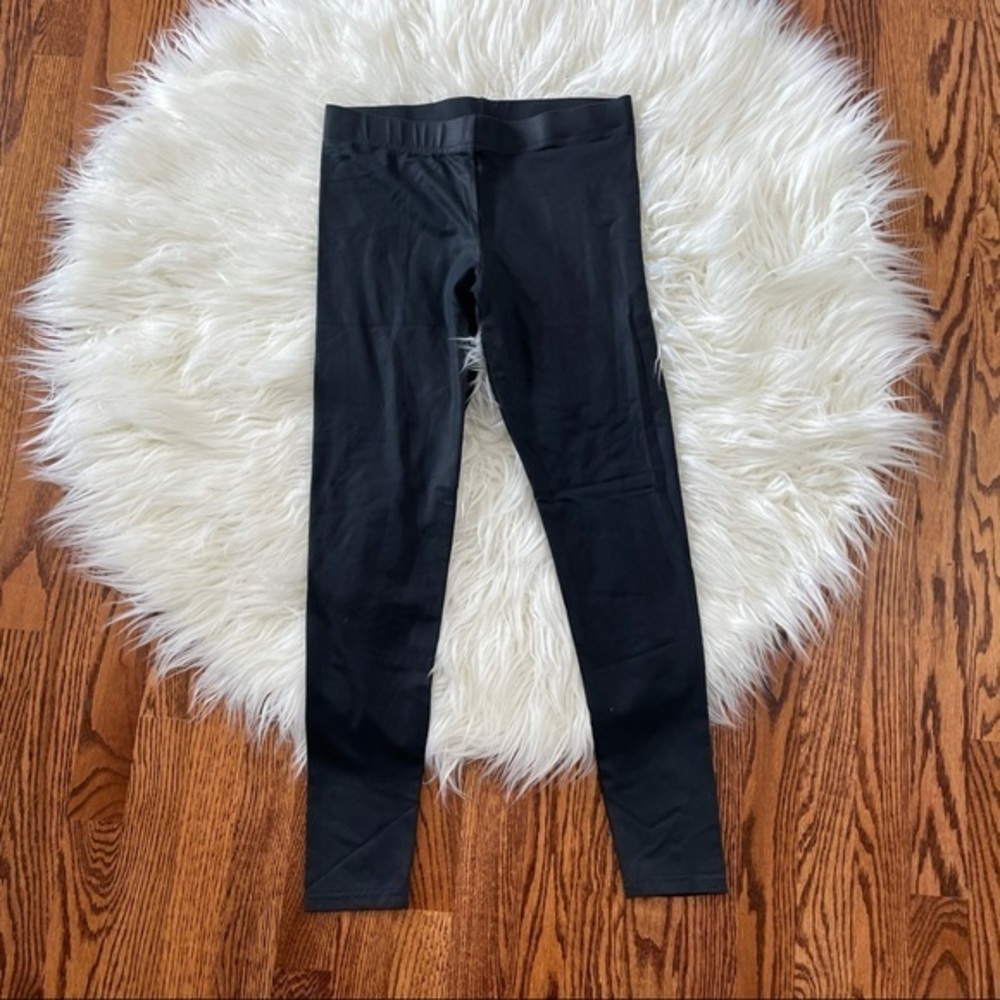 David Lerner gray stretch leggings size Large